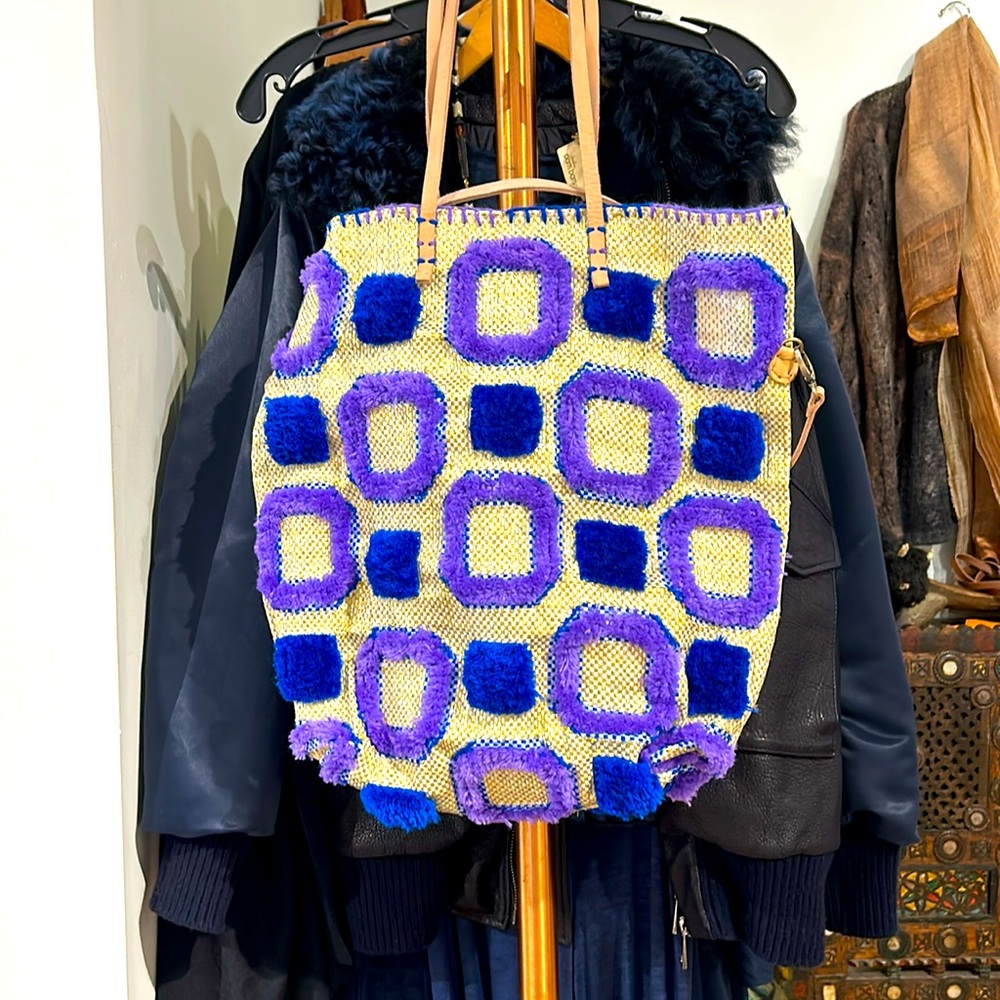 En Shalla- Purple and Blue Tote